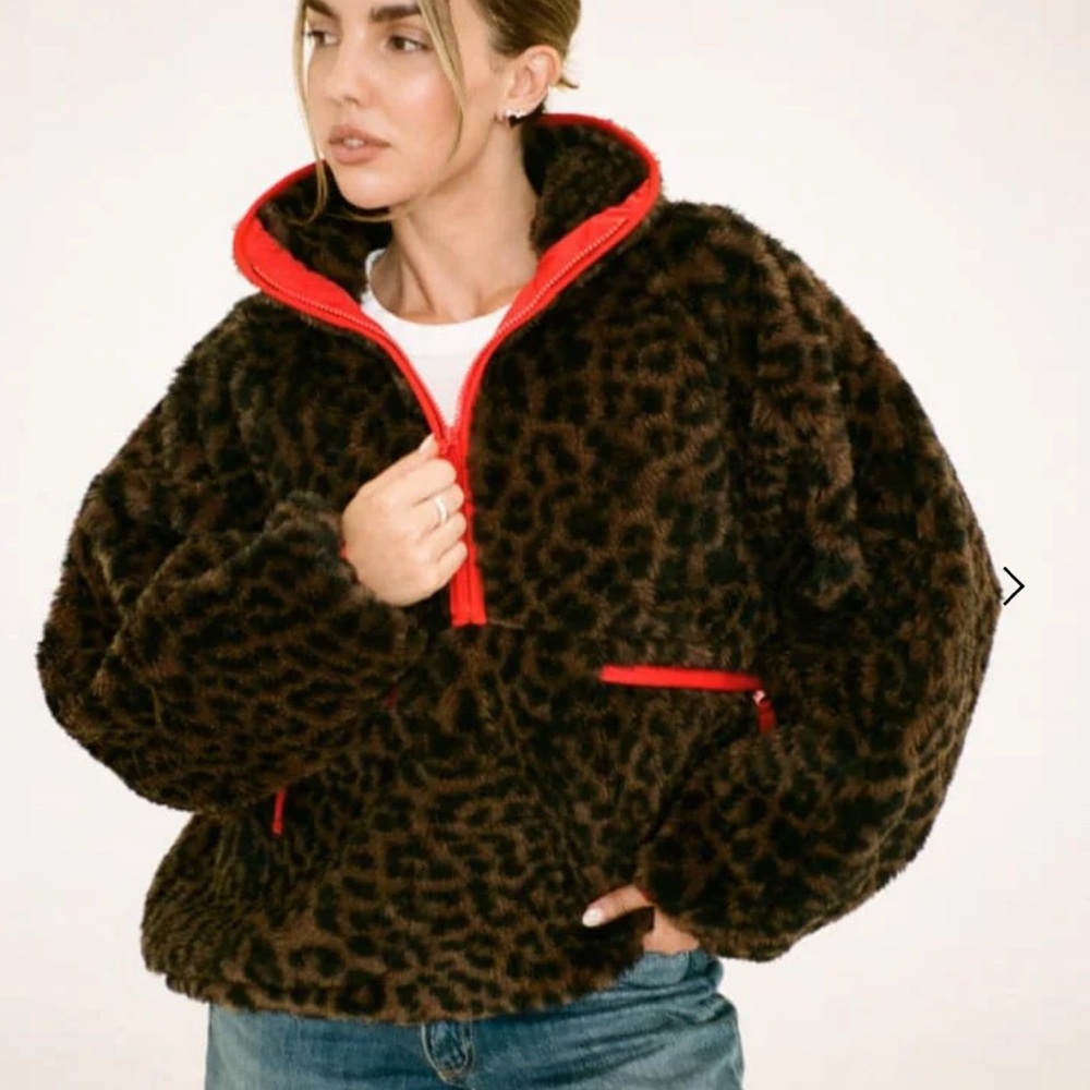 Leopard Sun Valley Sherpa🤎❤️